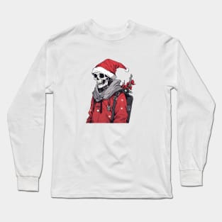 Christmas Skulls Long Sleeve T-Shirt